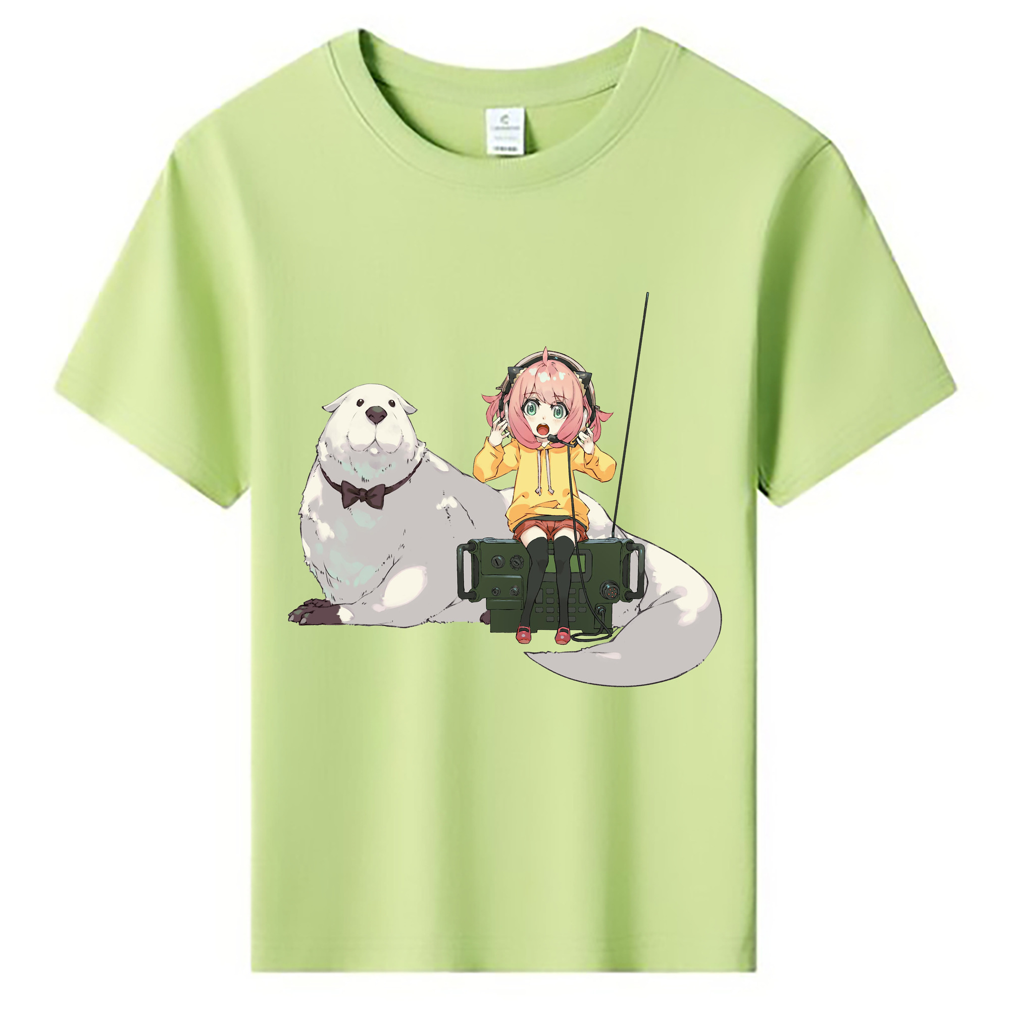 （画像用） SPY×FAMILY间谍家家酒 綿100％キッズTシャツ（フロントプリント）